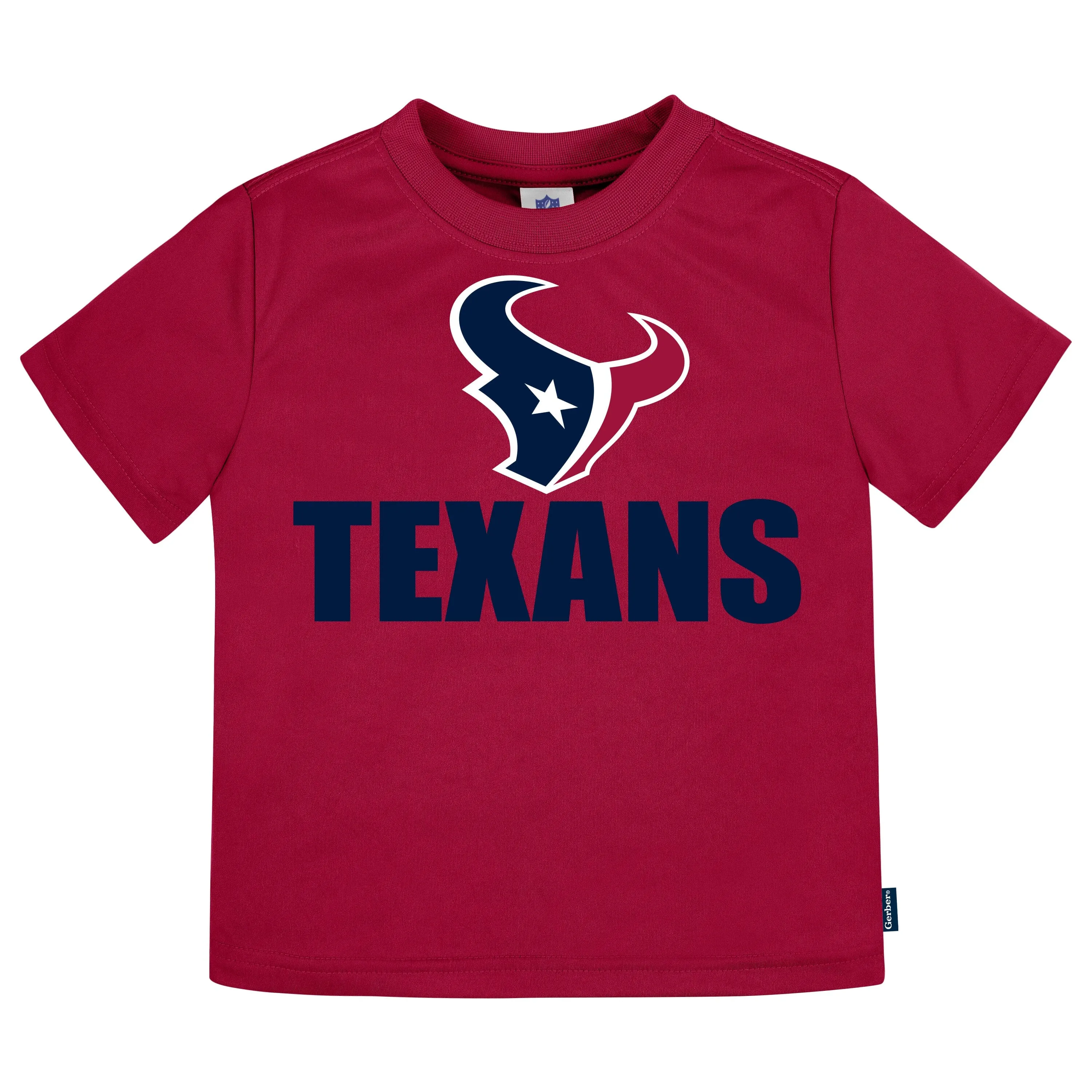 3-Pack Baby & Toddler Boys Texans Short Sleeve Shirts