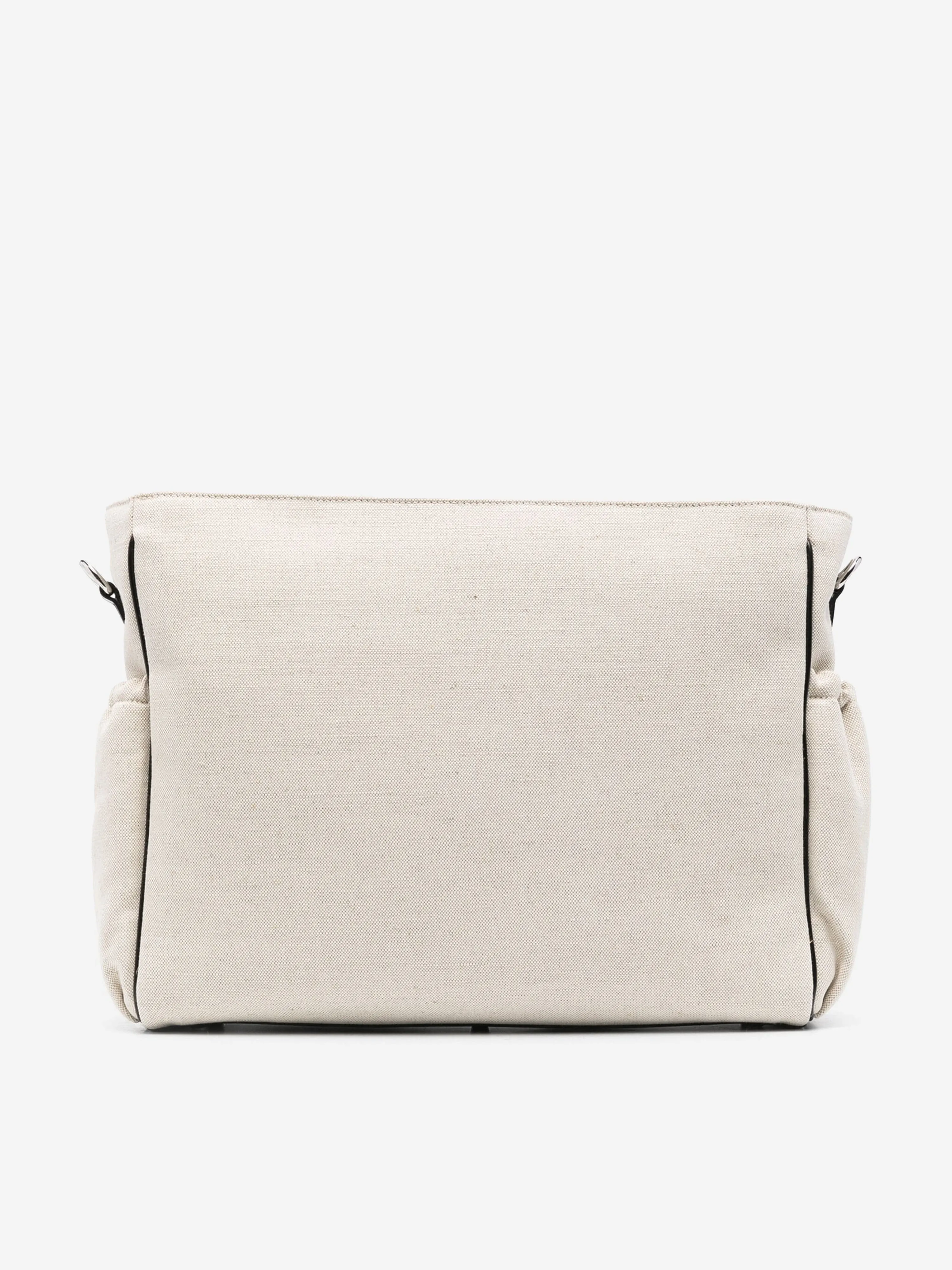 Balmain Baby Logo Changing Bag in White (40cm)