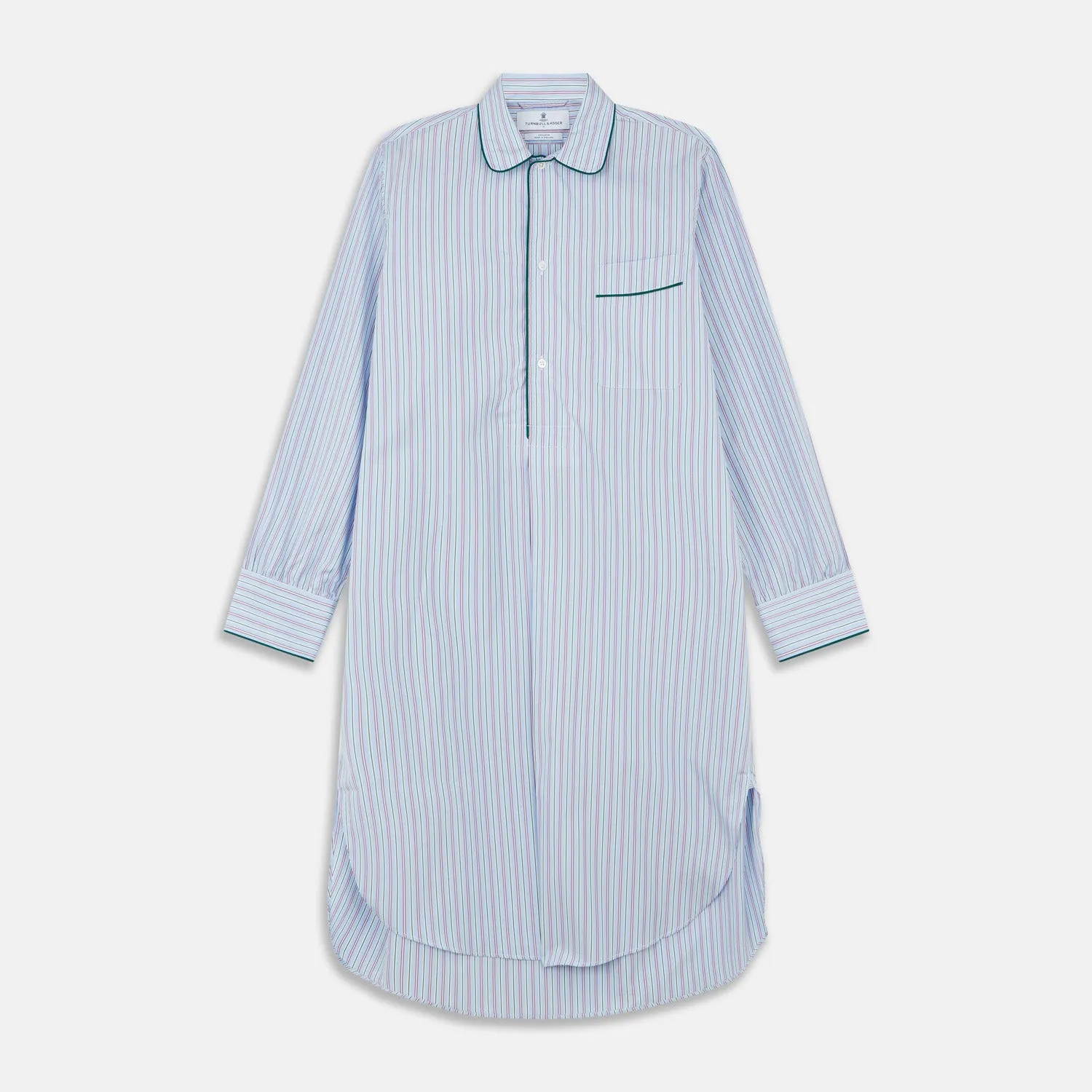 Blue, Purple & Green Stripe Nightshirt