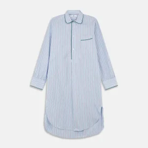 Blue, Purple & Green Stripe Nightshirt