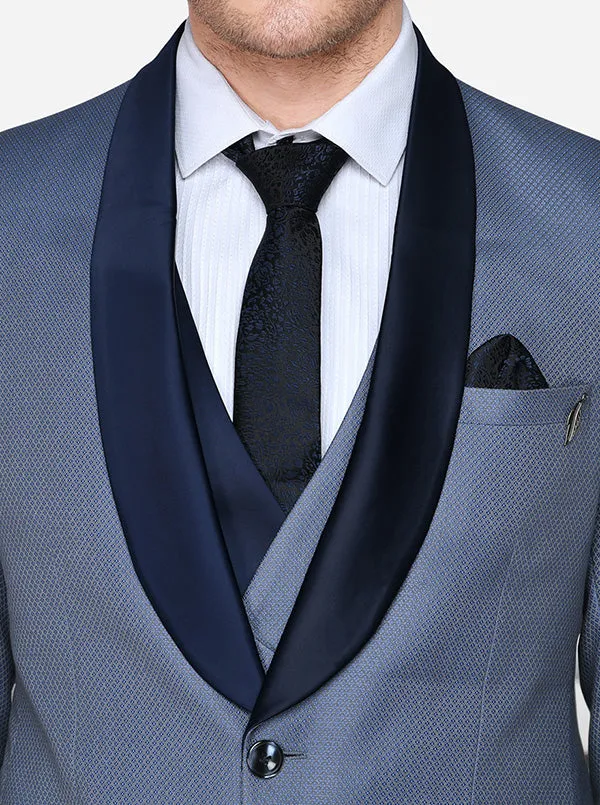 Bluish Grey Suit | JadeBlue