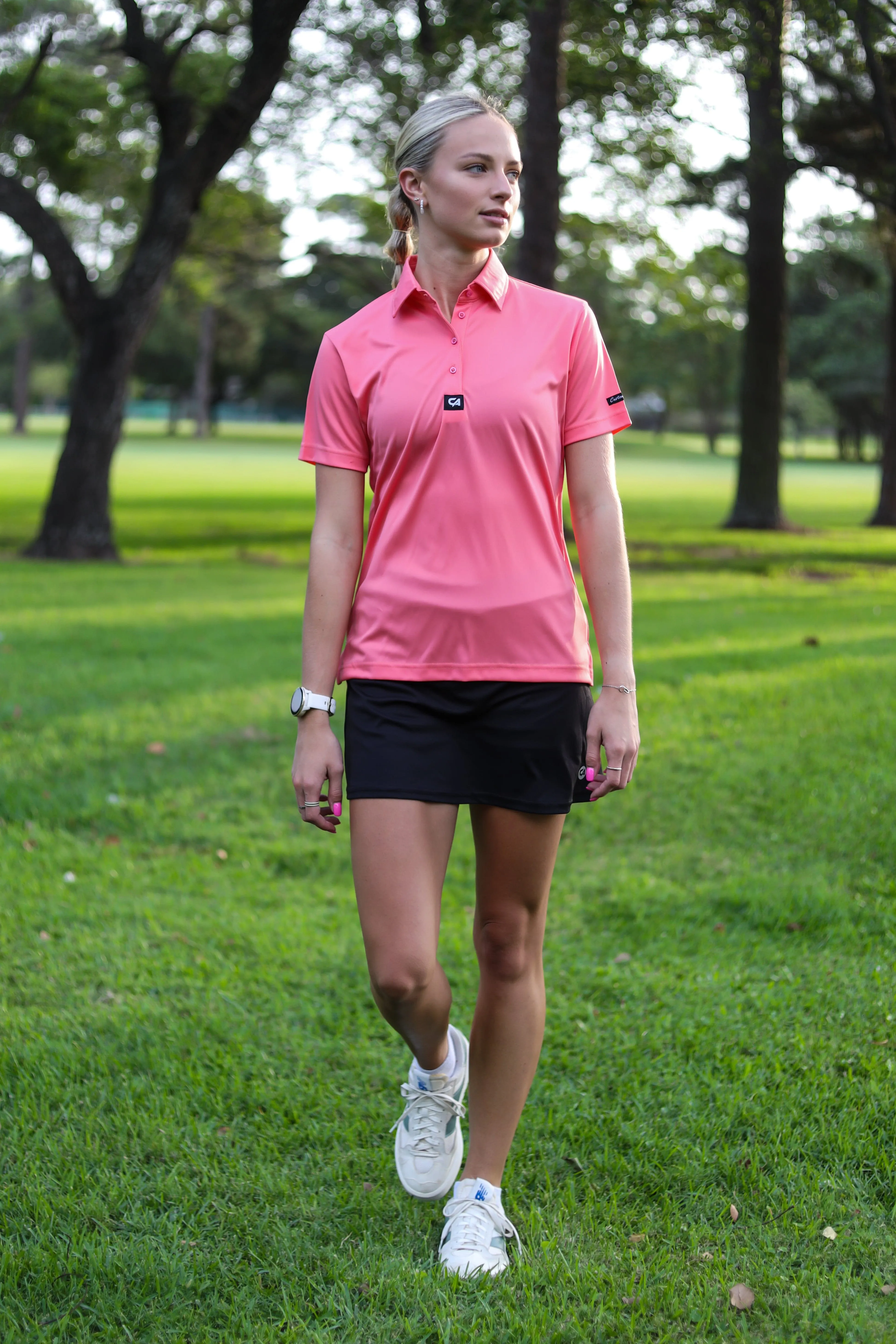 CA Ladies Iconic Golf Shirt | Watermelon