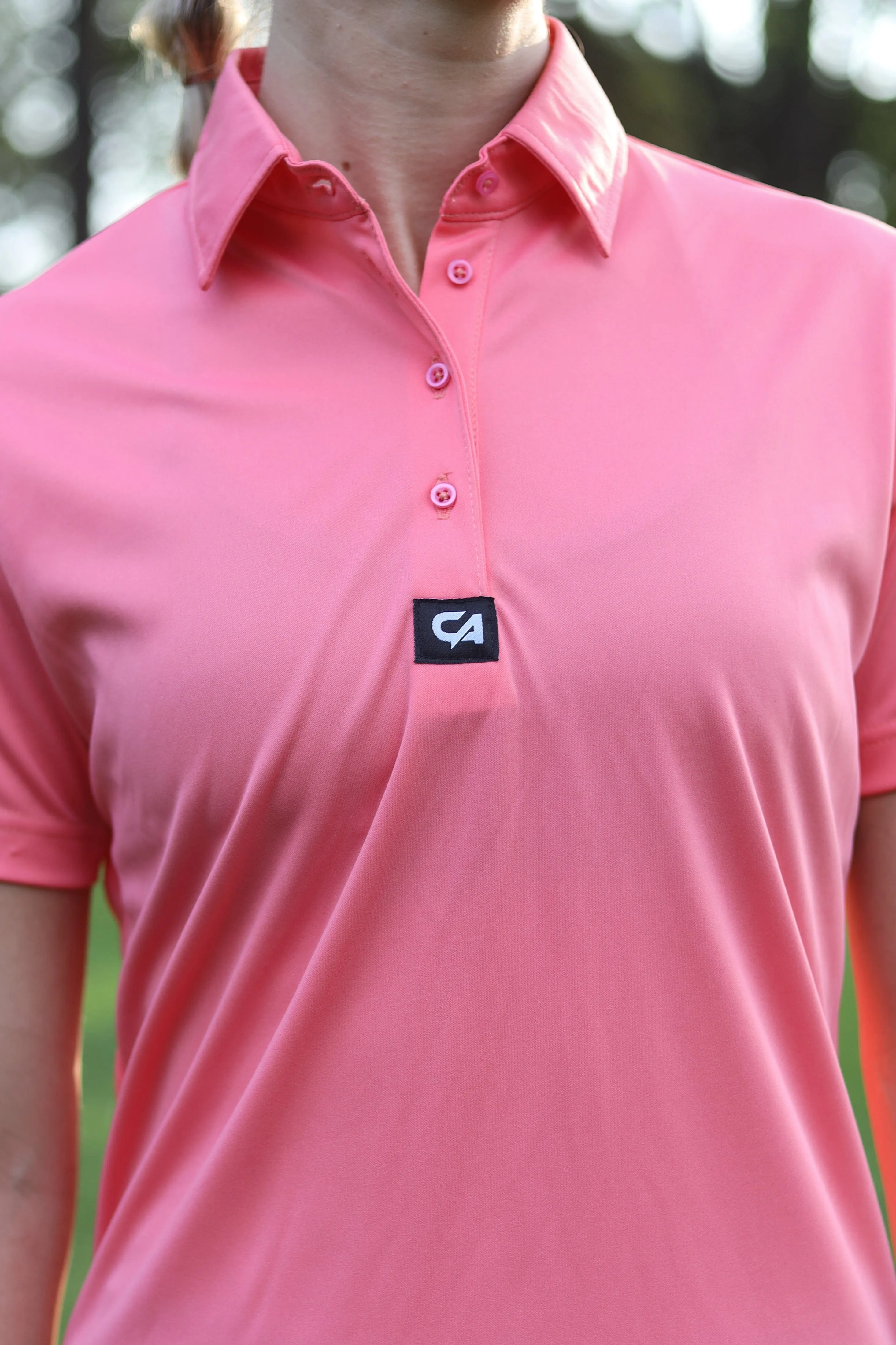 CA Ladies Iconic Golf Shirt | Watermelon