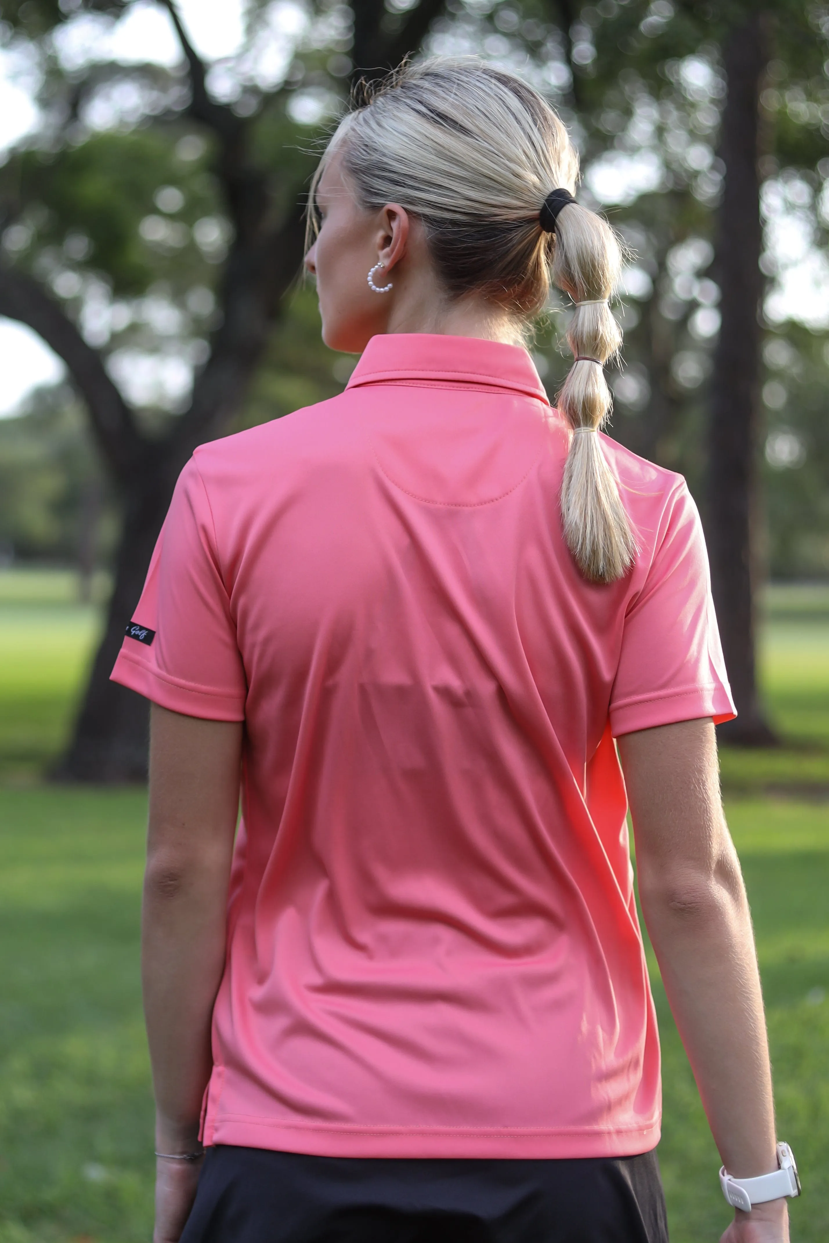 CA Ladies Iconic Golf Shirt | Watermelon