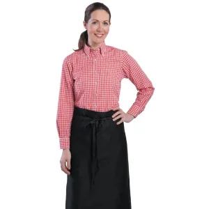 Chef Works Womens Gingham Shirt Red 2XL - B216-XXL