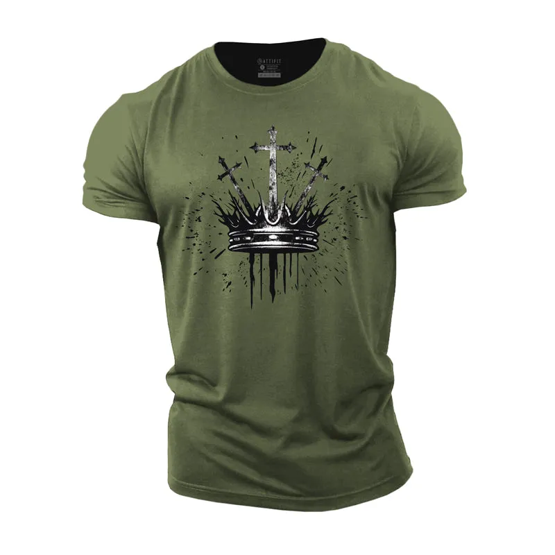 Cross Crown Cotton T-Shirt