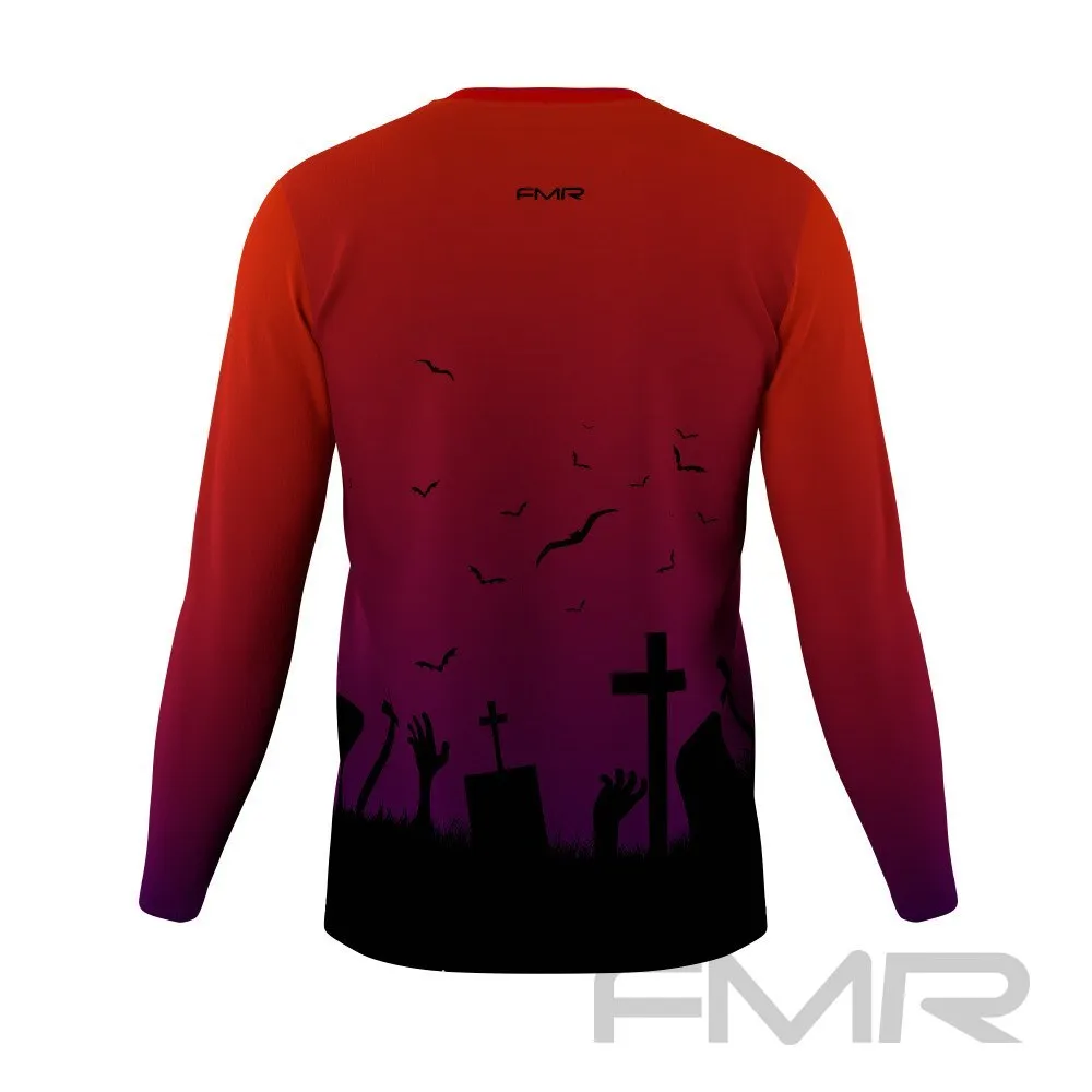 FMR Men's Scary Night Long Sleeve Running Shirt