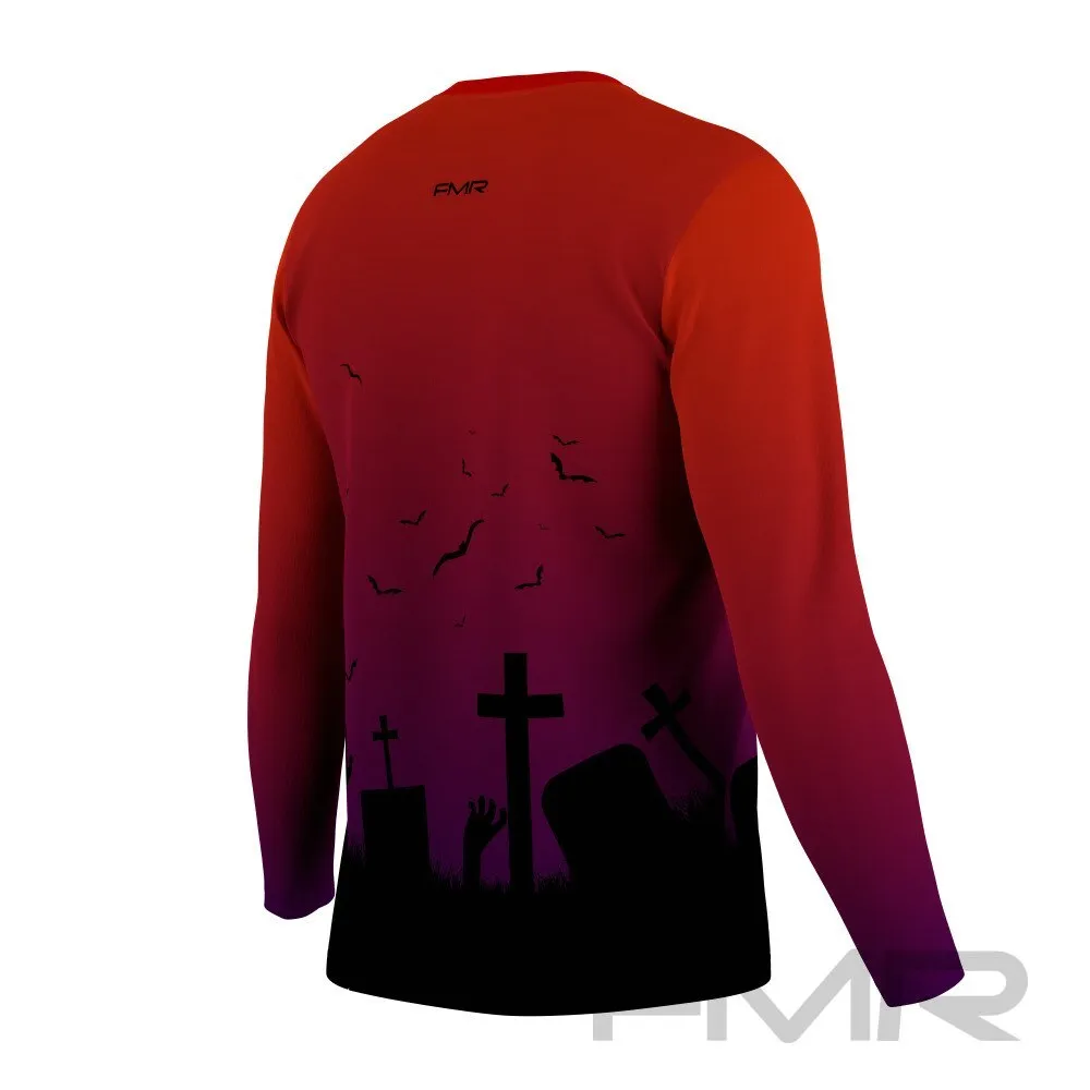 FMR Men's Scary Night Long Sleeve Running Shirt