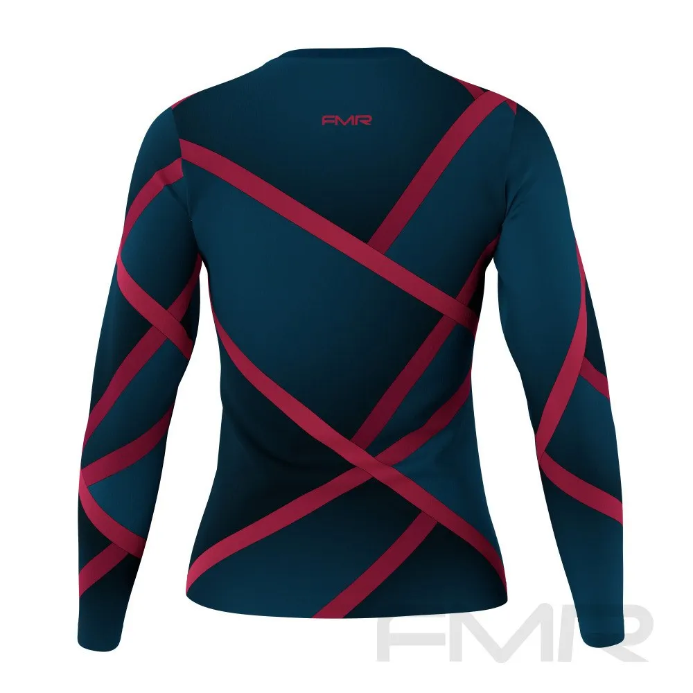 FMR Women's Lines Technical Long Sleeve Running Shirt