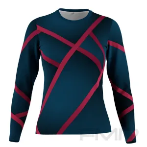 FMR Women's Lines Technical Long Sleeve Running Shirt