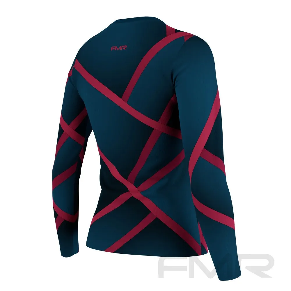 FMR Women's Lines Technical Long Sleeve Running Shirt