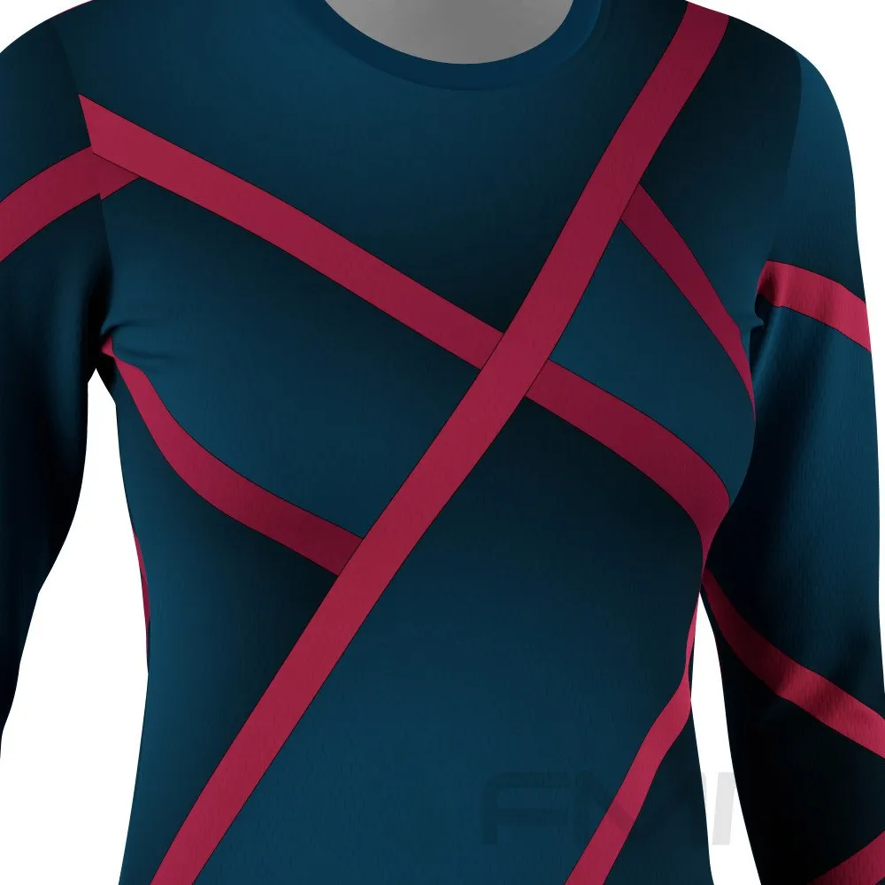 FMR Women's Lines Technical Long Sleeve Running Shirt