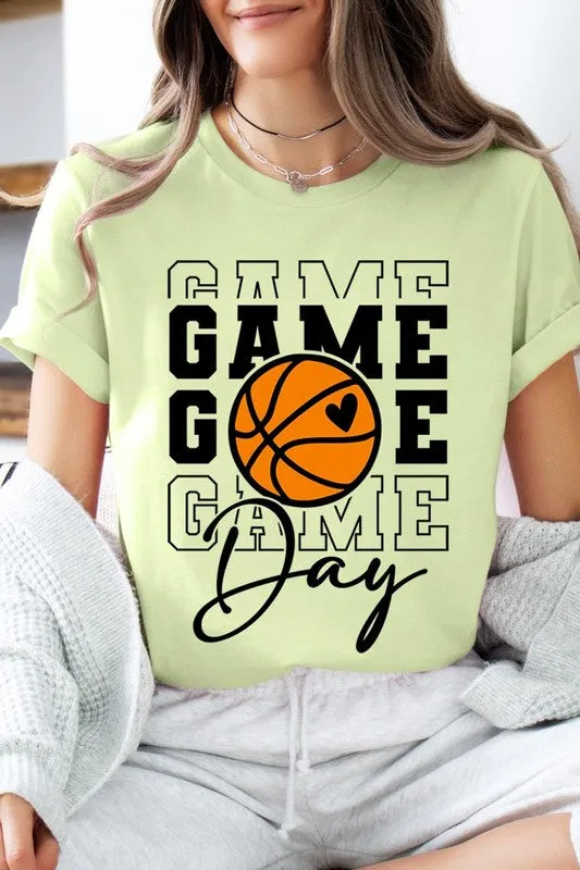 Game Day Basketball Graphic T Shirts