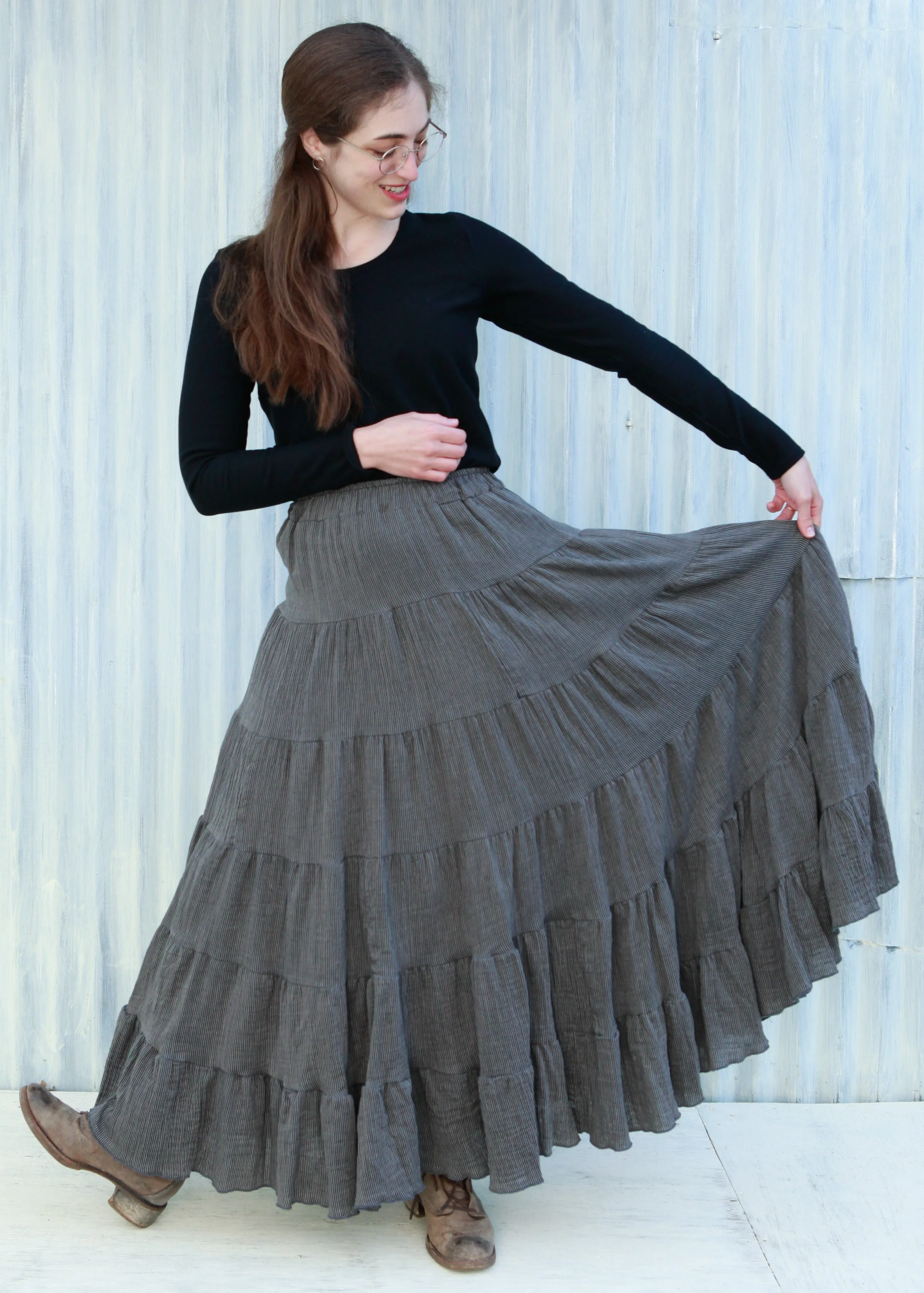 Granite Peasant Skirt