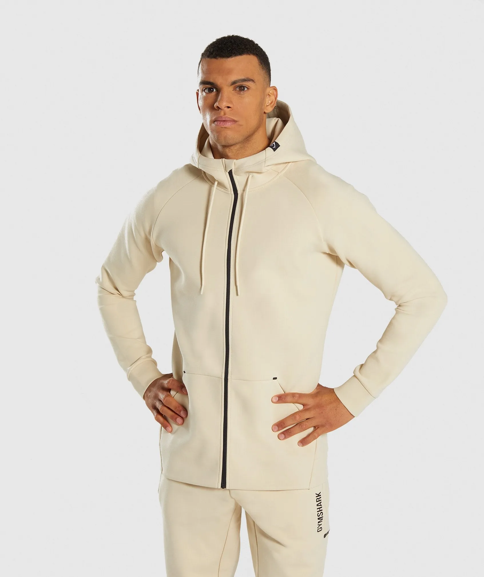 Gymshark Ultra Zip Hoodie - Warm Beige