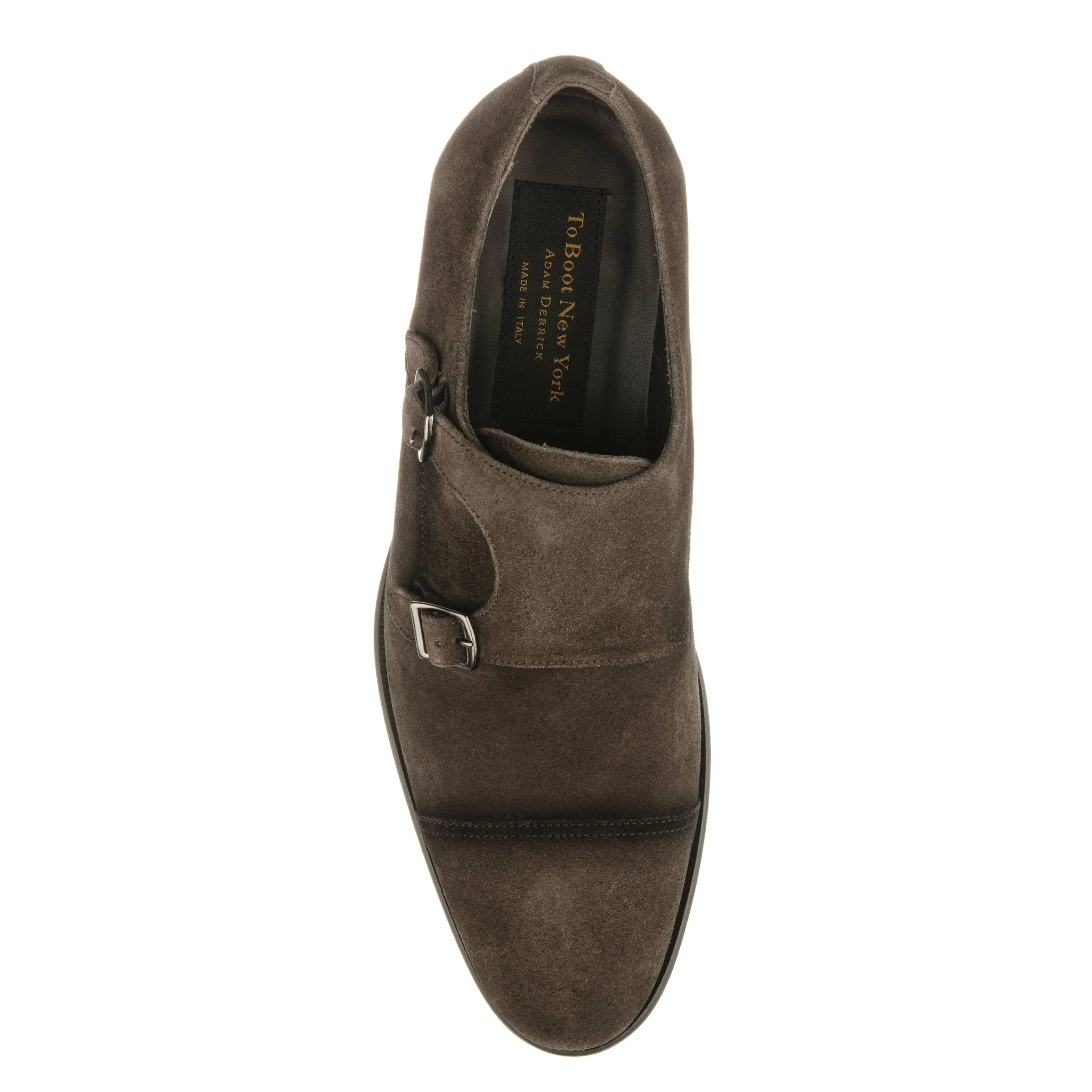 Hammill Dark Brown Aero Suede Double Monkstrap