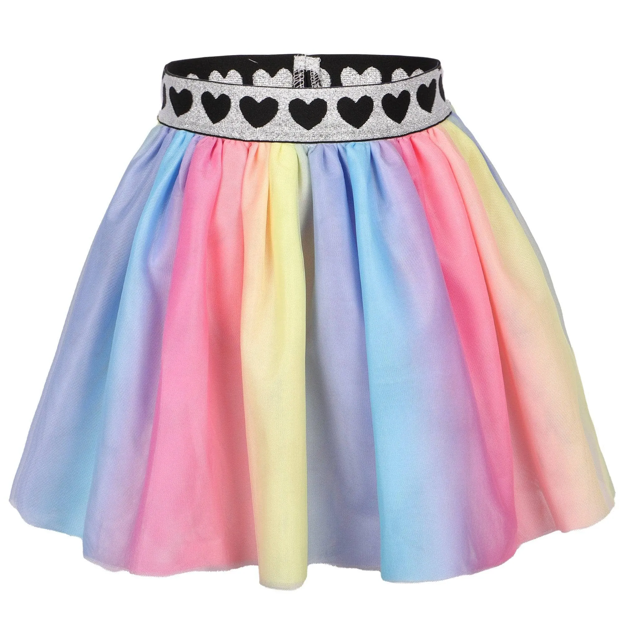 Hearts Rainbow Tutu Skirt