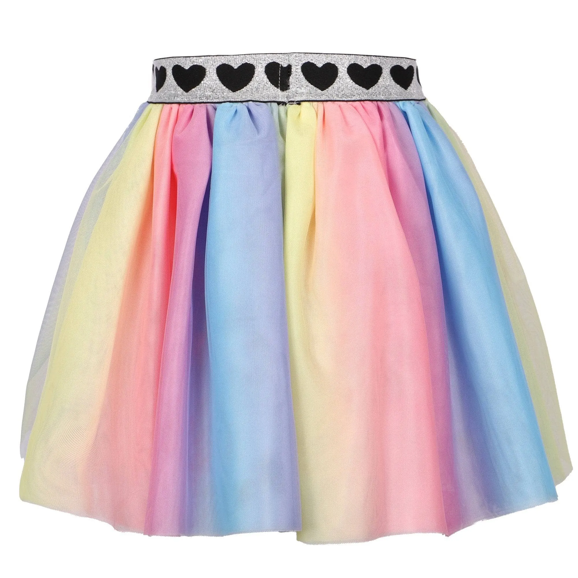 Hearts Rainbow Tutu Skirt