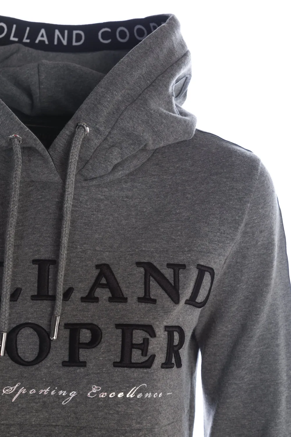 Holland Cooper Deluxe Ladies Hoodie Sweat Top in Grey