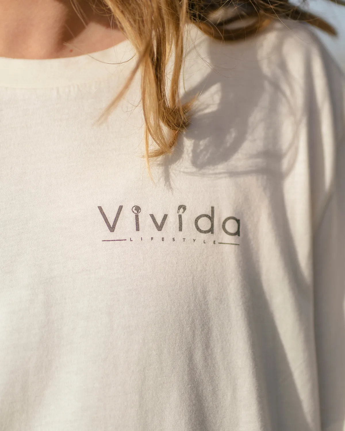 Into the Wild Tee - Beach Ivory