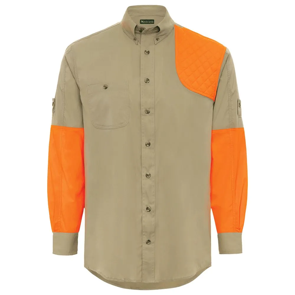 Kevin's Long Sleeve Single Left Patch Performance Shooting Shirt