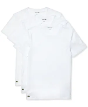 Lacoste Men's Slim Fit Crew Neck 3 Piece T-Shirt Set