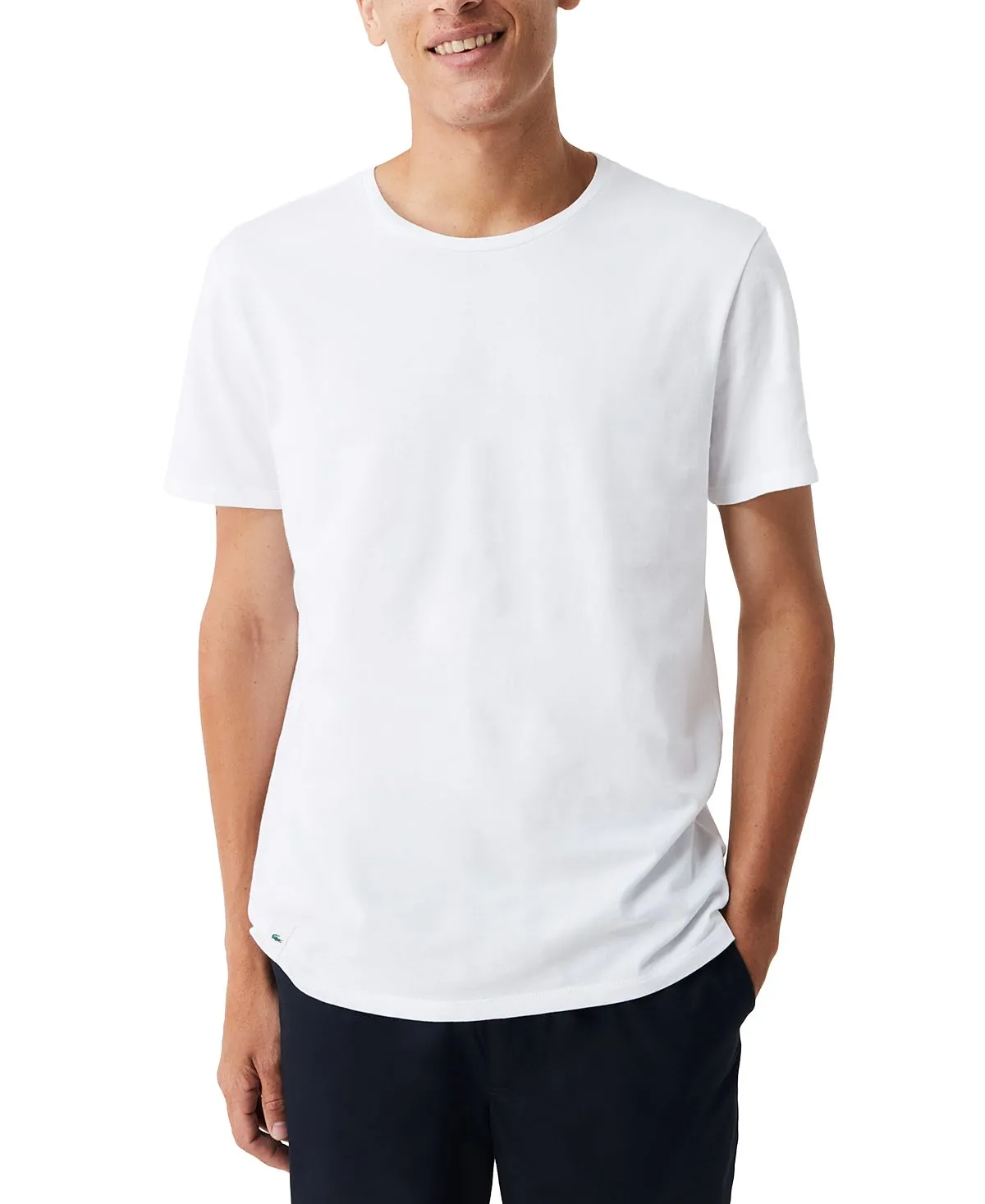 Lacoste Men's Slim Fit Crew Neck 3 Piece T-Shirt Set