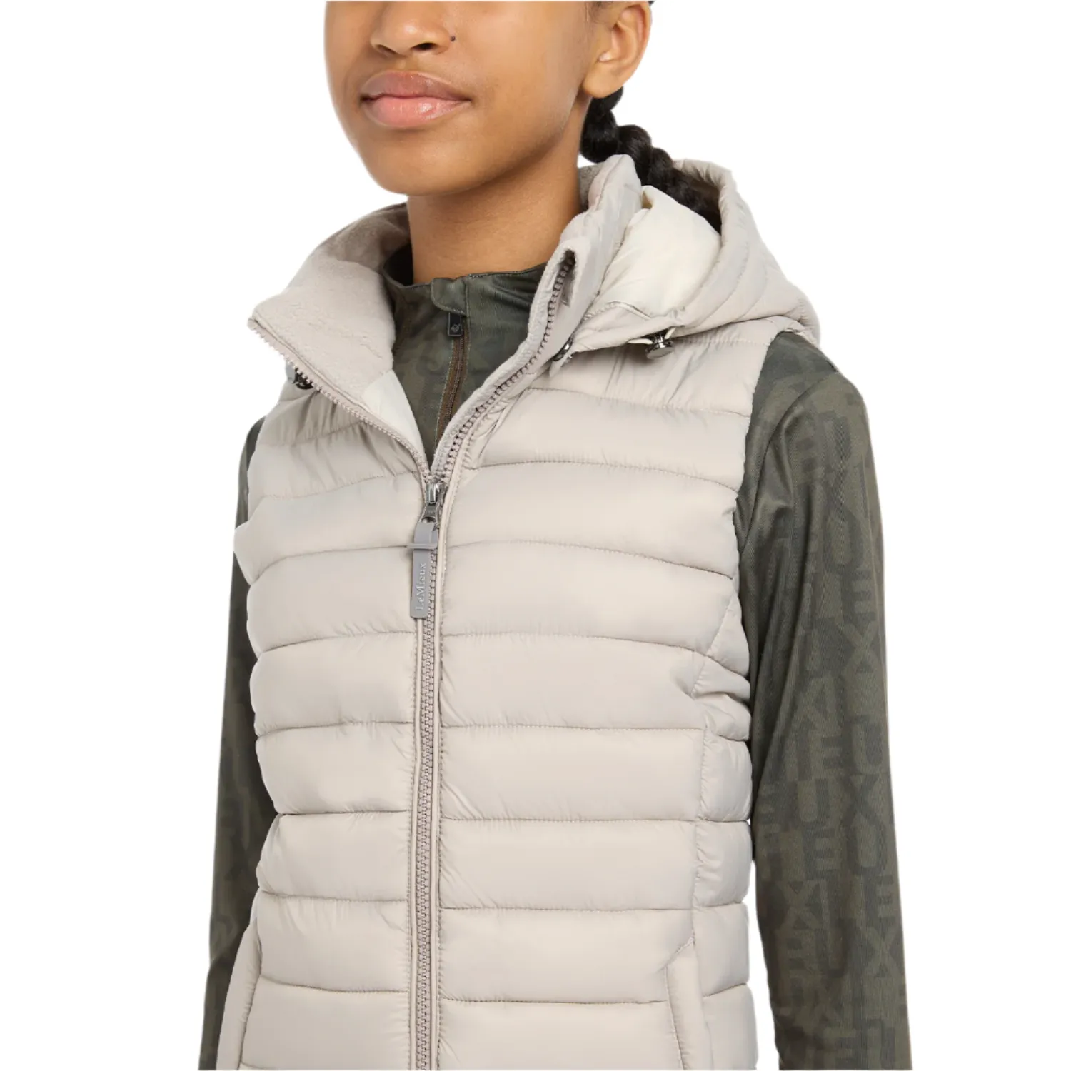 LeMieux Milly Young Rider Puffer Vest, Ash