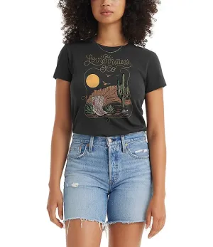 Levi's Perfect T-shirt - BOOTS IN THE DESERT PIRATE BLACK