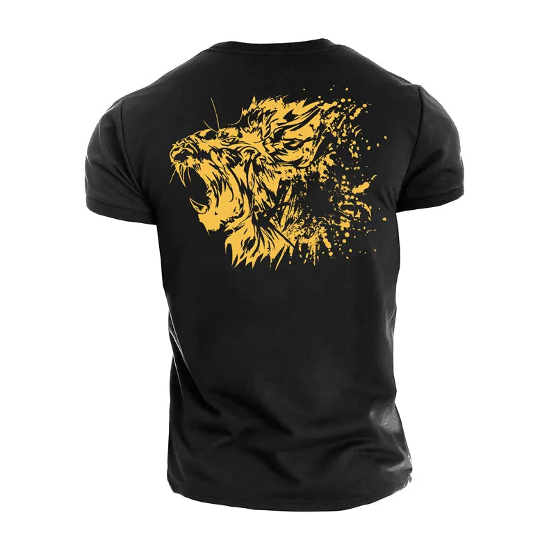 Lion Men's Cotton T-Shirt