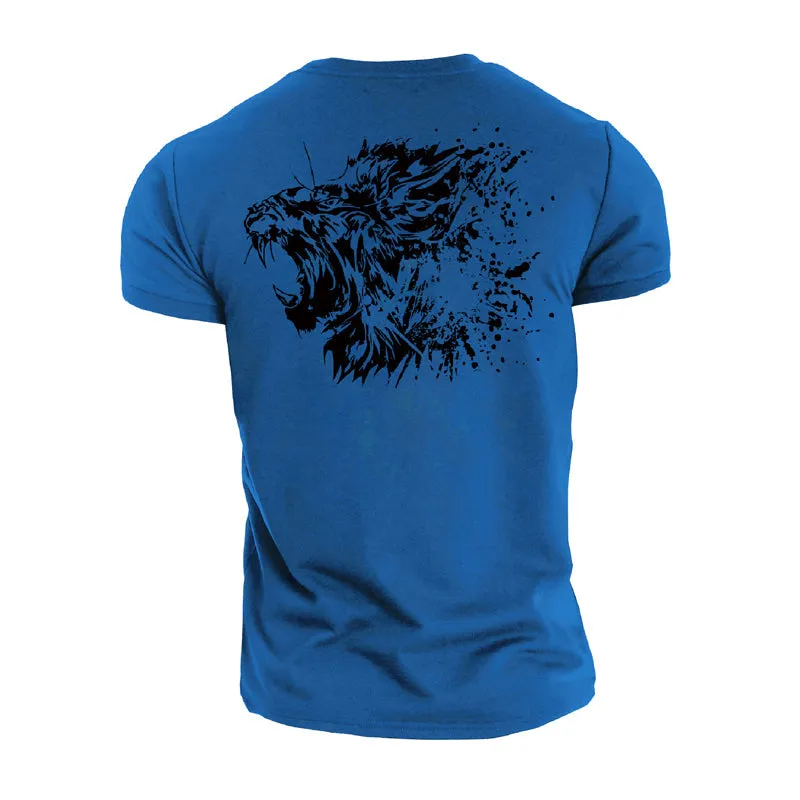 Lion Men's Cotton T-Shirt