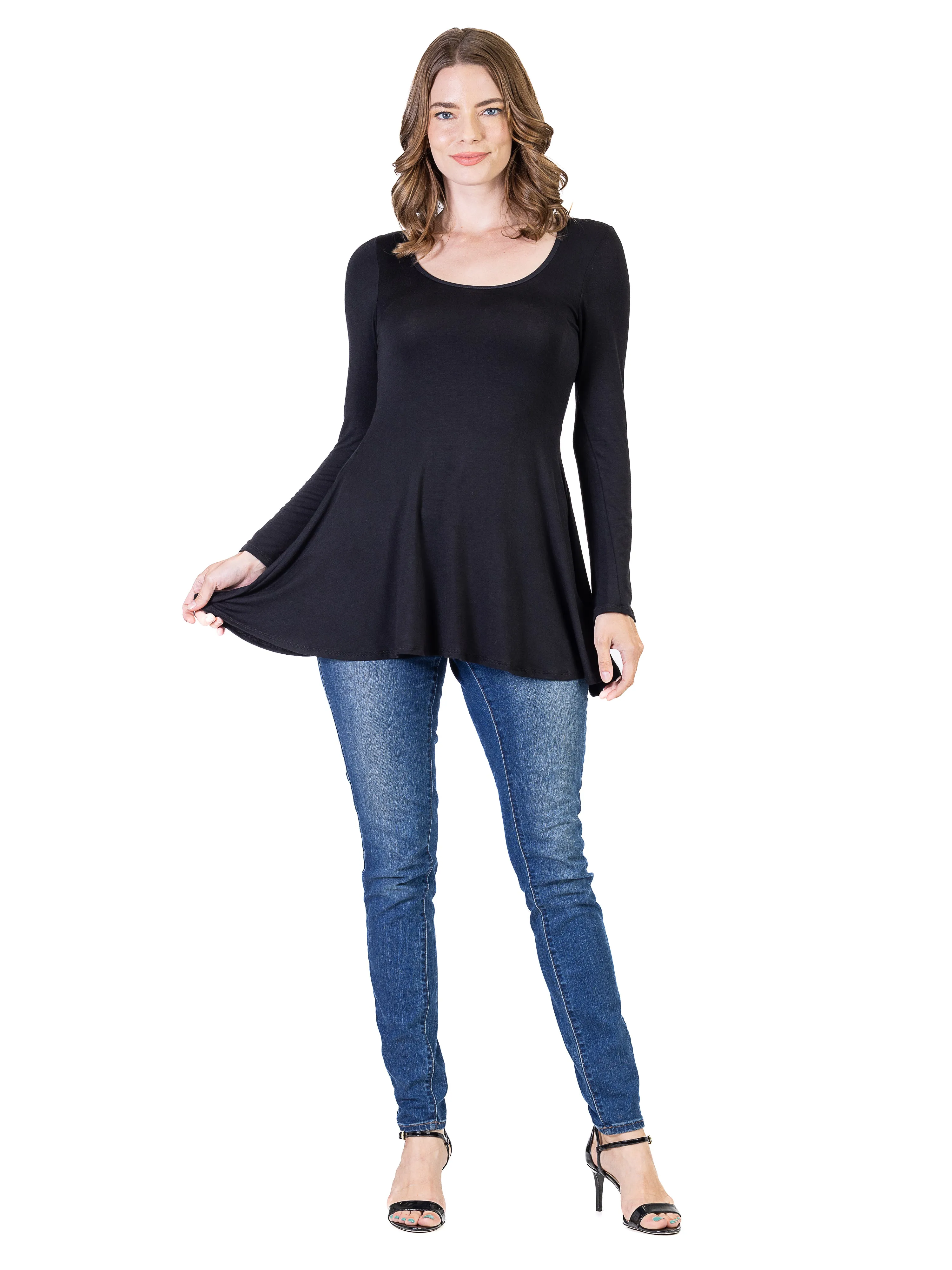 Long Sleeve Tunic Top For Women