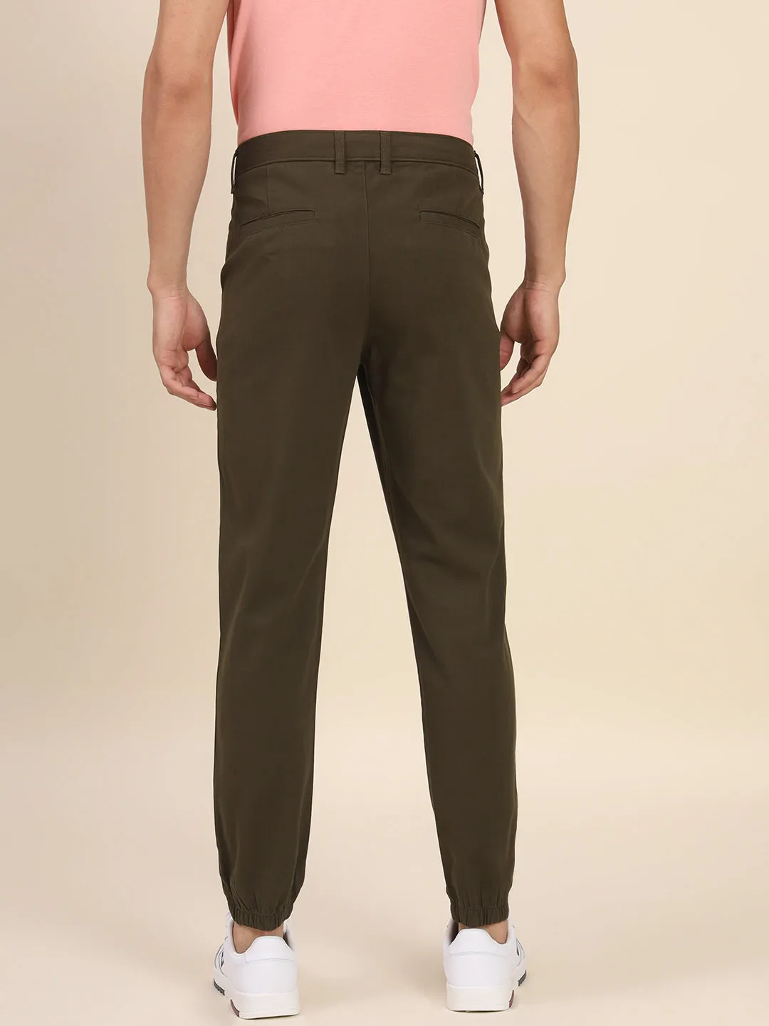 Men's Dark Olive Jogger Smart Casual Look For Season Essential