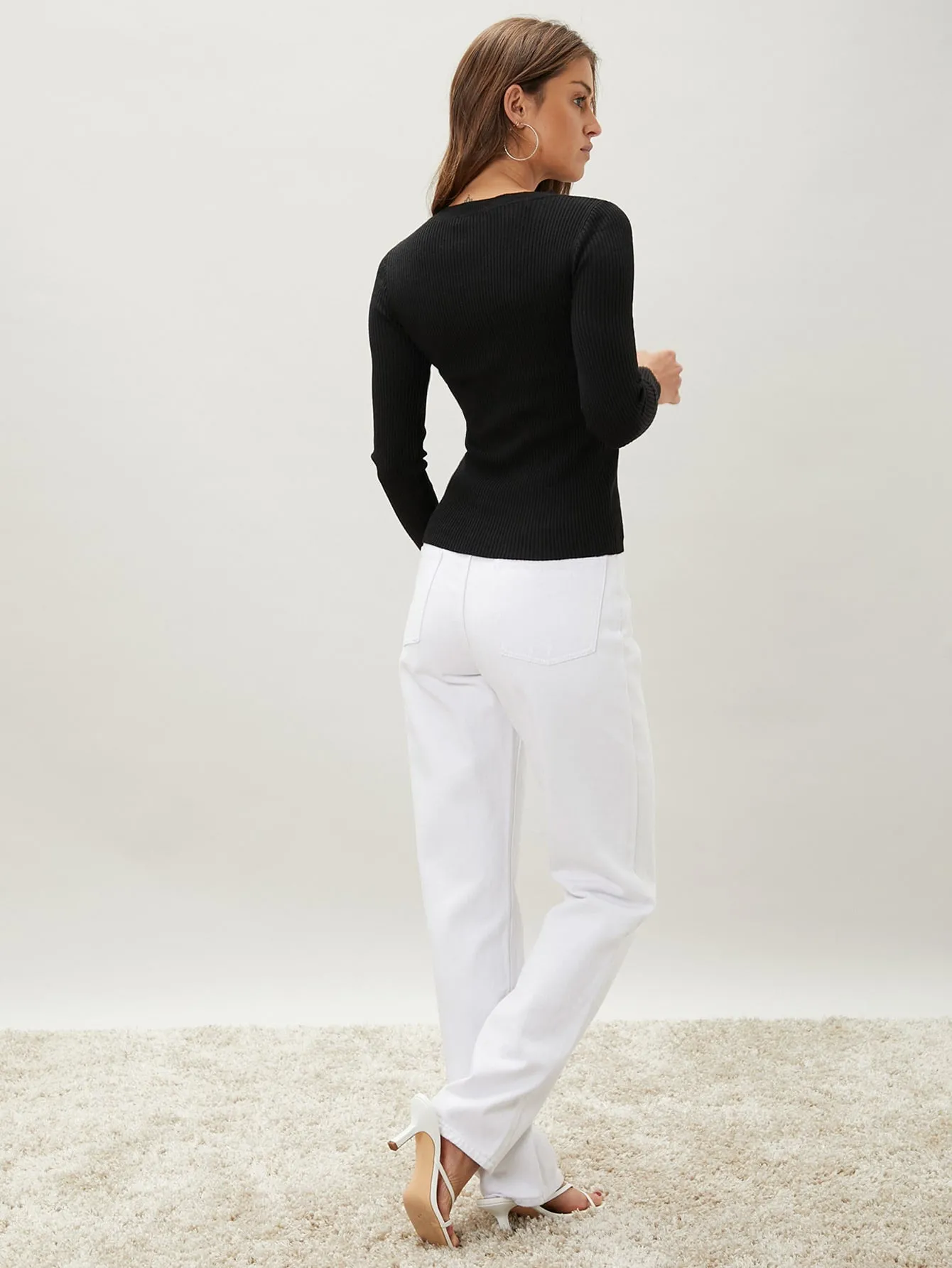 MOTF ECO RECYCLED POLYESTER SLIM SWEATER