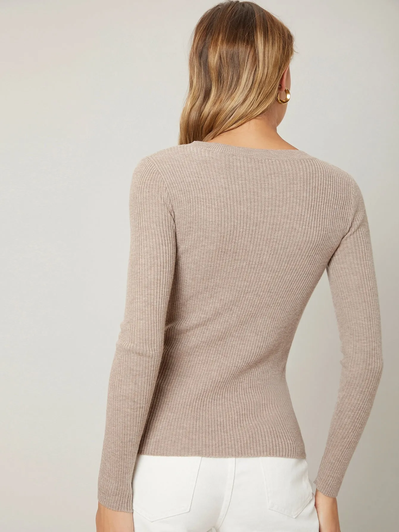 MOTF ECO RECYCLED POLYESTER SLIM SWEATER