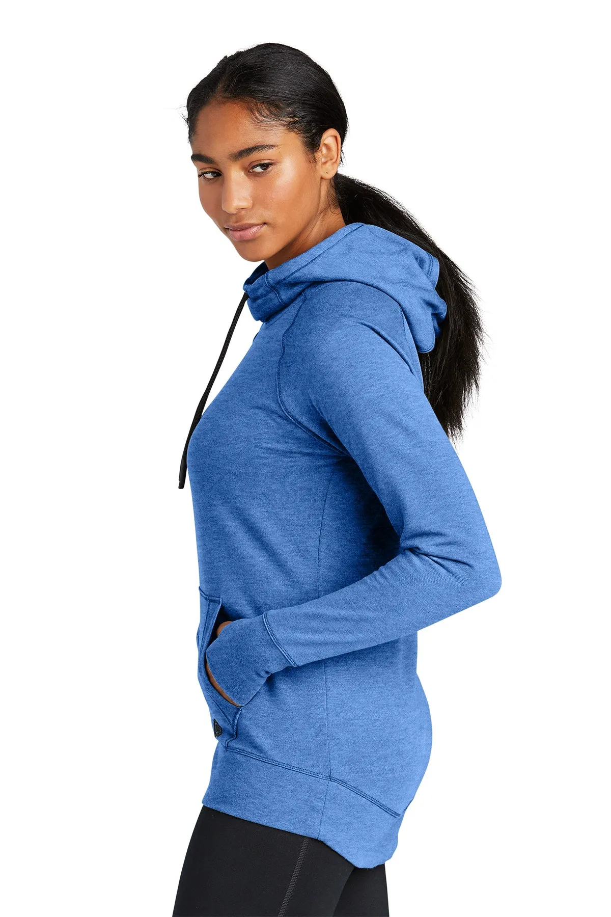 New Era Ladies Tri Blend Fleece Custom Hoodies, Royal Heather