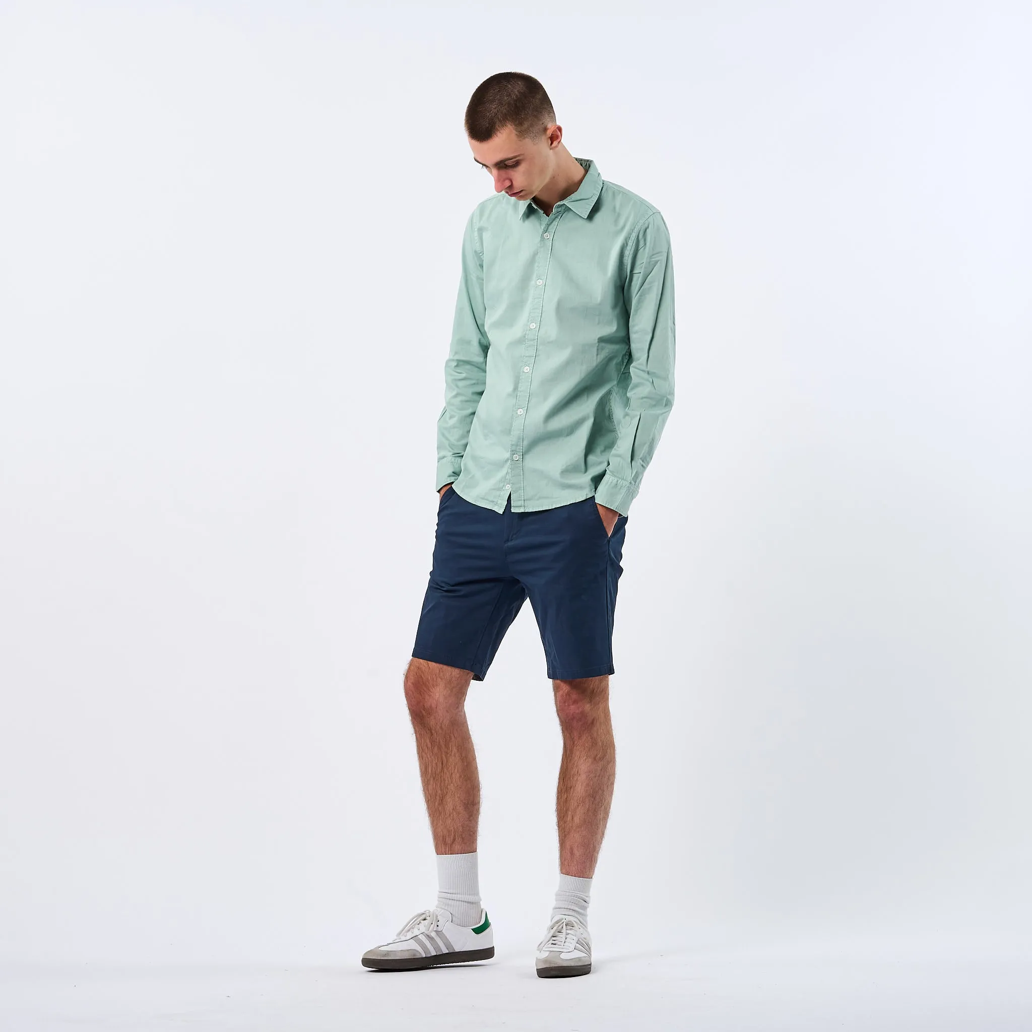 Omnitau Men's Prepster Organic Cotton Chino Shorts - Navy