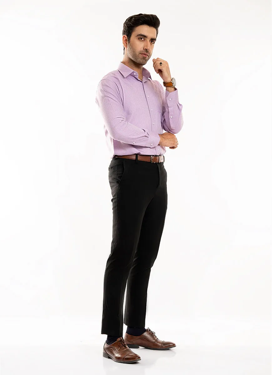 Pencil Stripes- Lilac, Charlie Formal Shirt