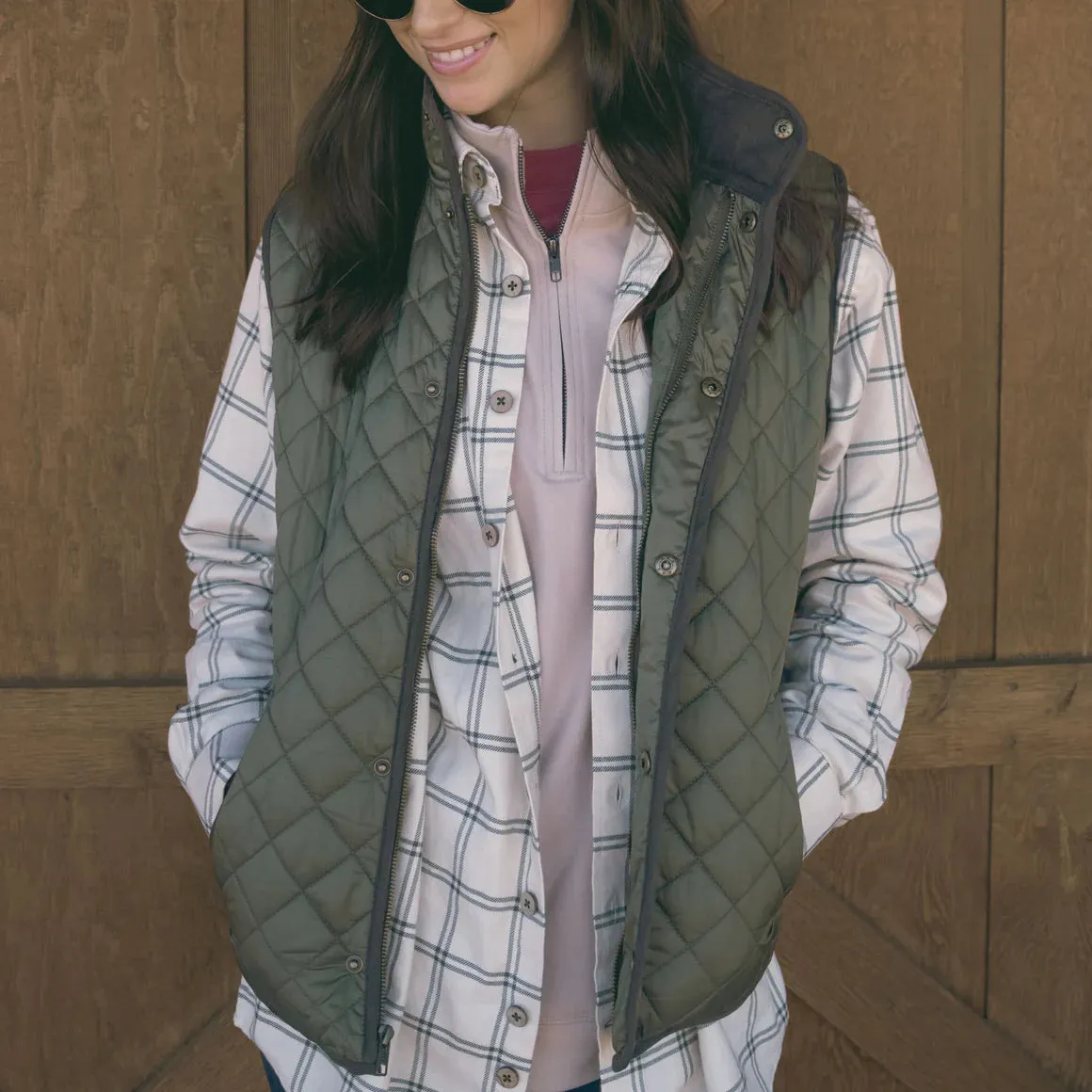 Southern Marsh Huntington Quilted Vest