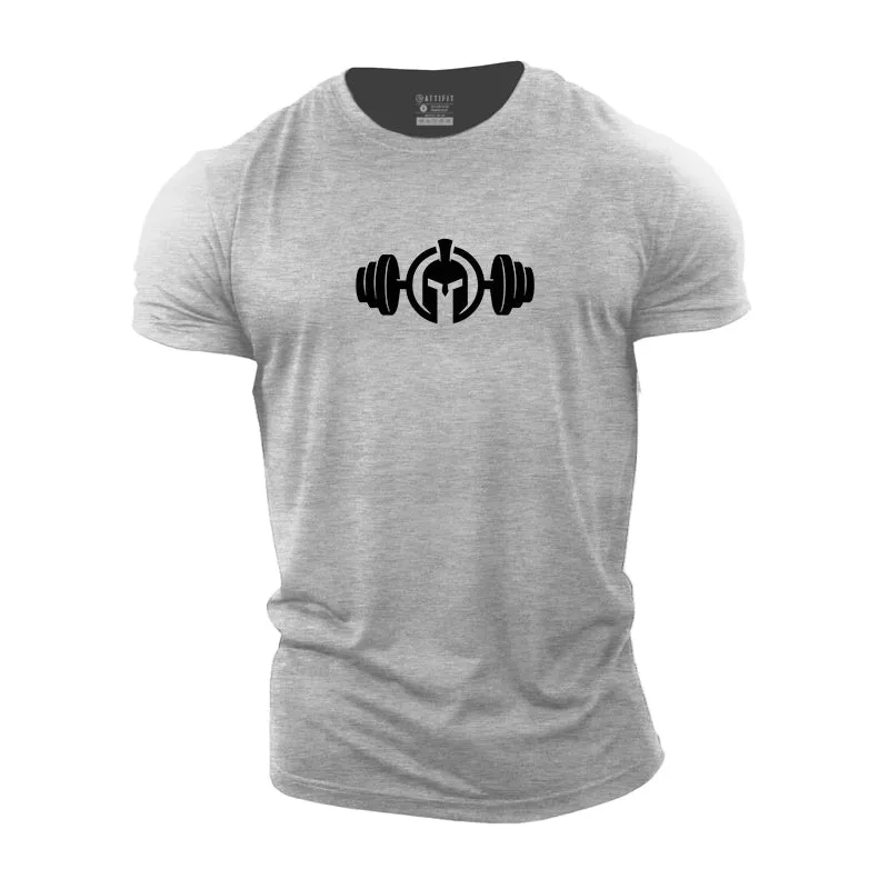 Sparta Dumbbell Cotton T-Shirt