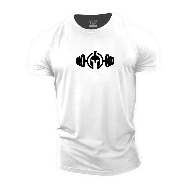 Sparta Dumbbell Cotton T-Shirt