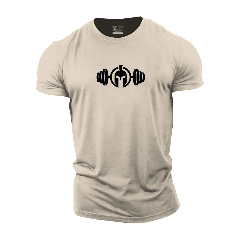 Sparta Dumbbell Cotton T-Shirt