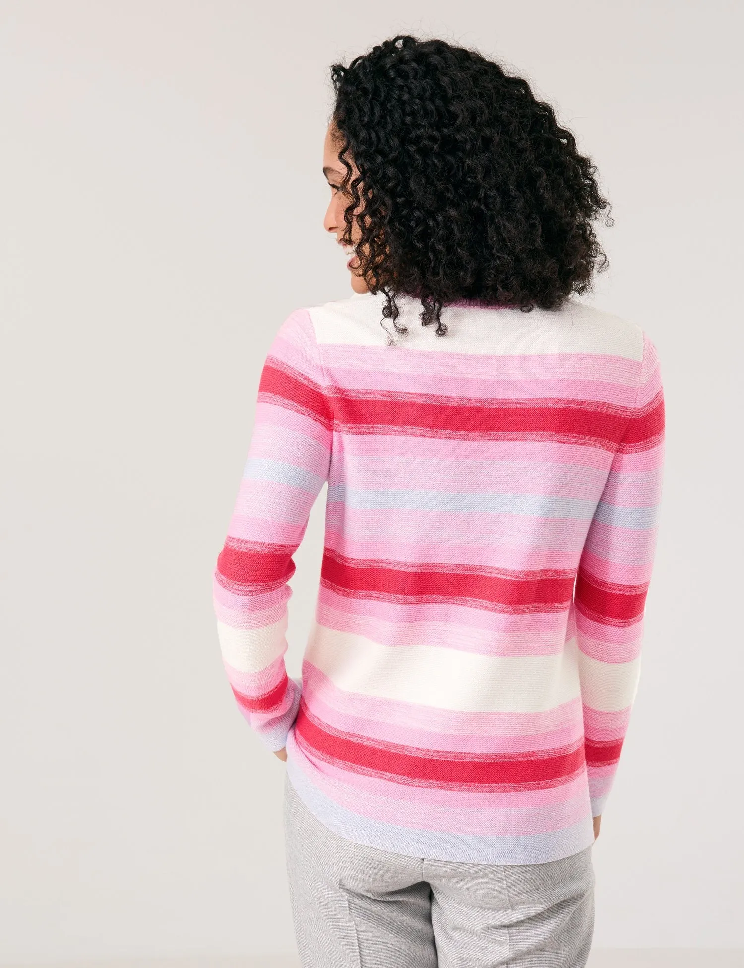 Striped Knit Pullover