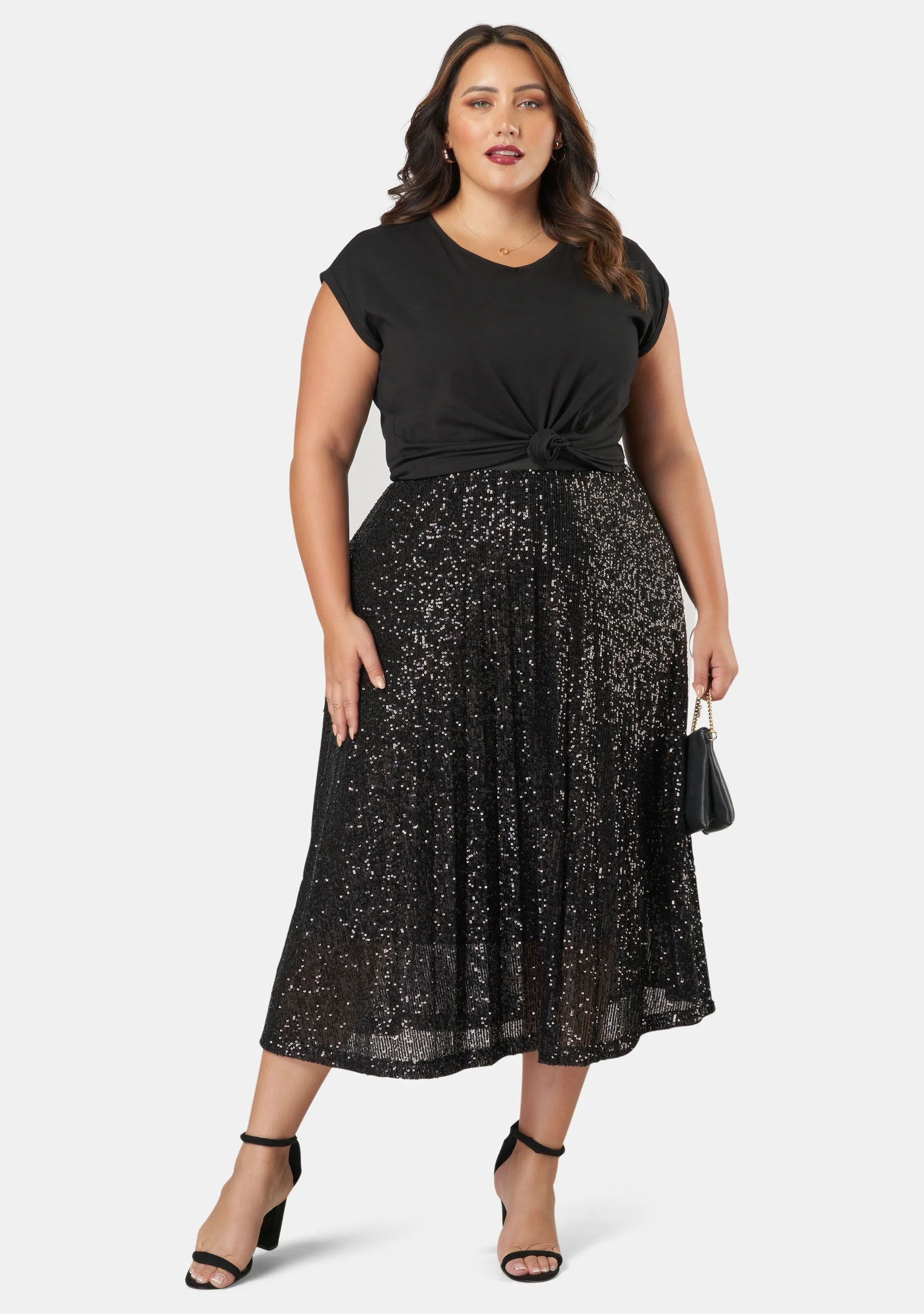 Sure Thing Sequin Skirt