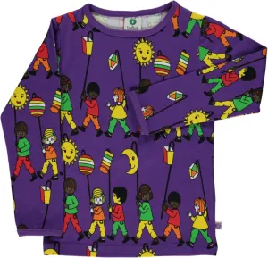 T-shirt LS. Children With Lanterns