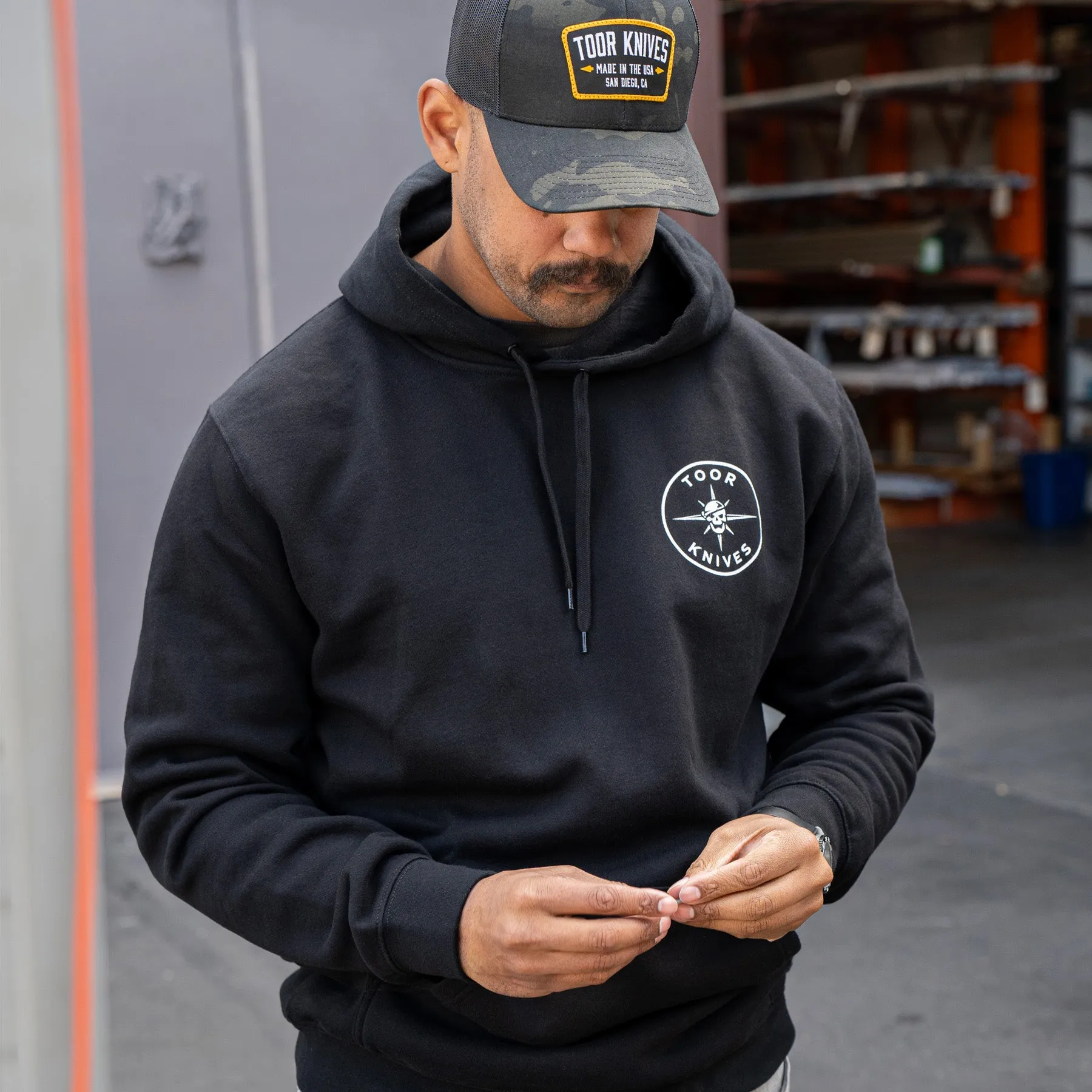 The Toor Logo Pullover - Black/White