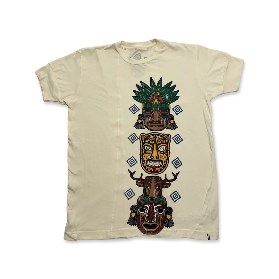 Tribal Spirits T-Shirt, Cream