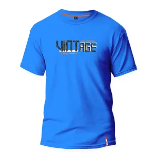 Vintage Vibes 8X Street T-Shirt - Blue